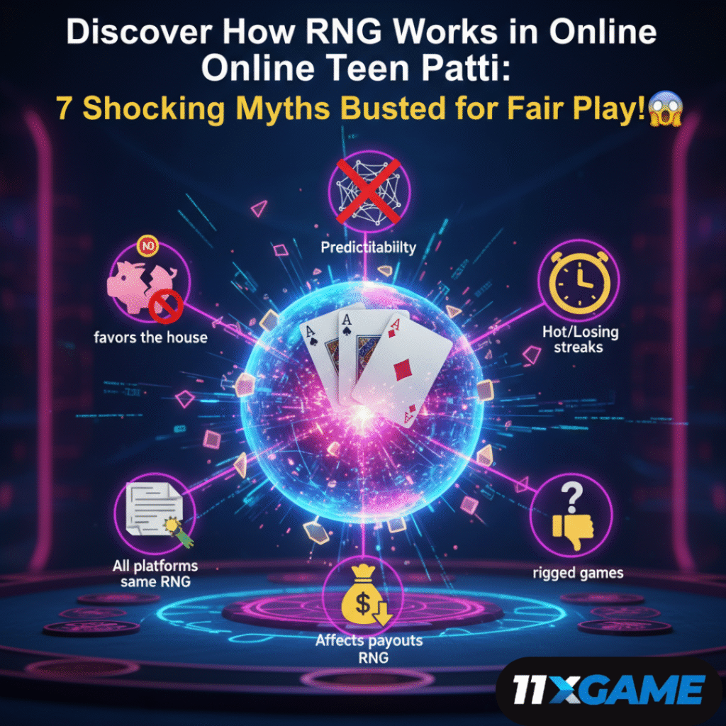 Discover How RNG Works in Online Teen Patti: 7 Shocking Myths Busted for Fair Play! 😱