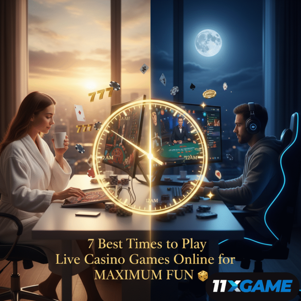 7 Best Times to Play Live Casino Games Online for Maximum Fun 🎰