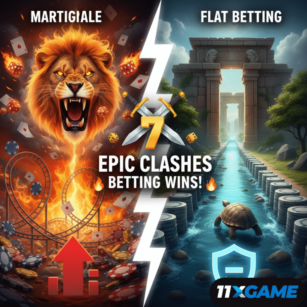 Unlock 7 Epic Clashes in Martingale vs Flat Betting for Ultimate Betting Wins! 🎲🔥