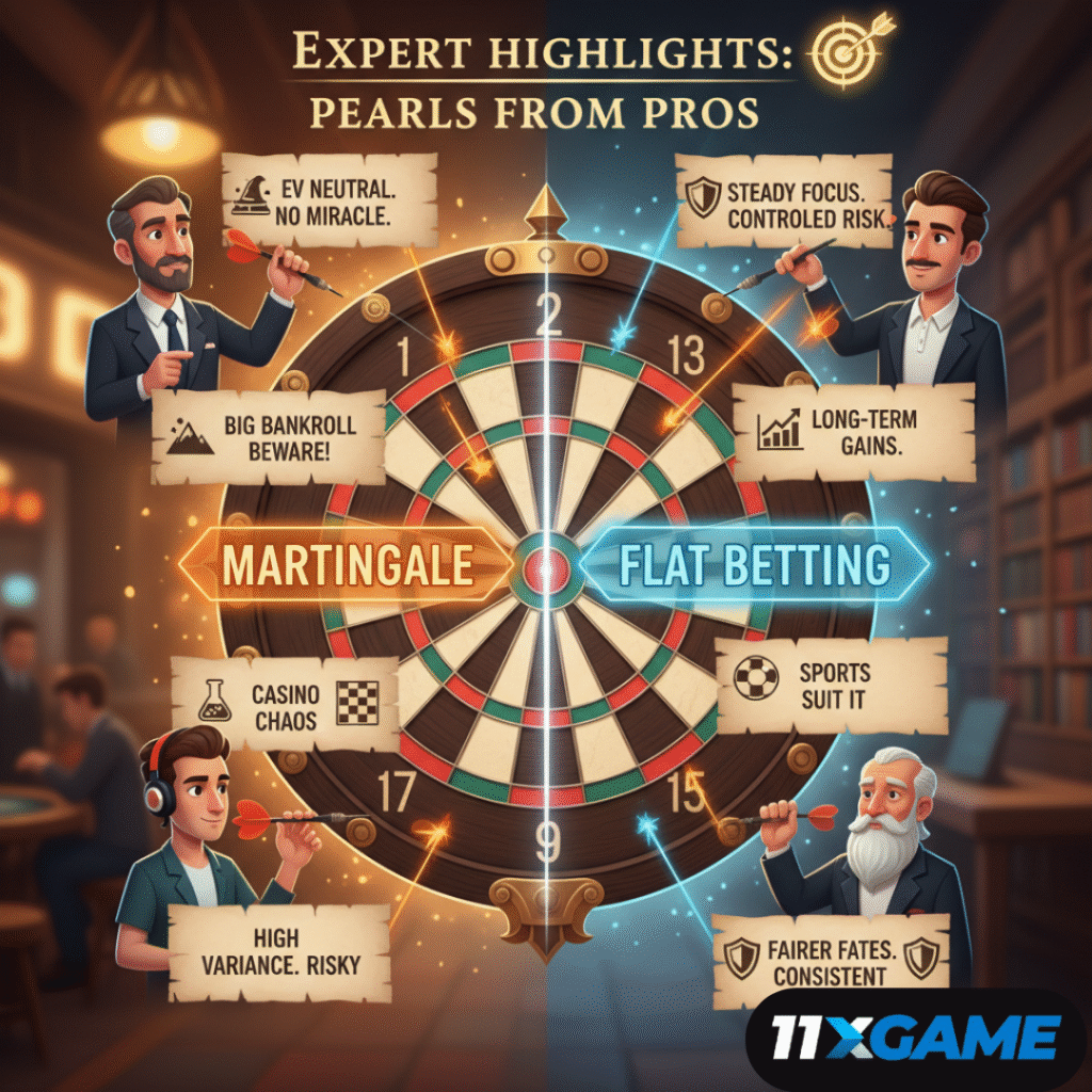 Expert Highlights: Pearls from Pros on Martingale vs Flat Betting 🎯