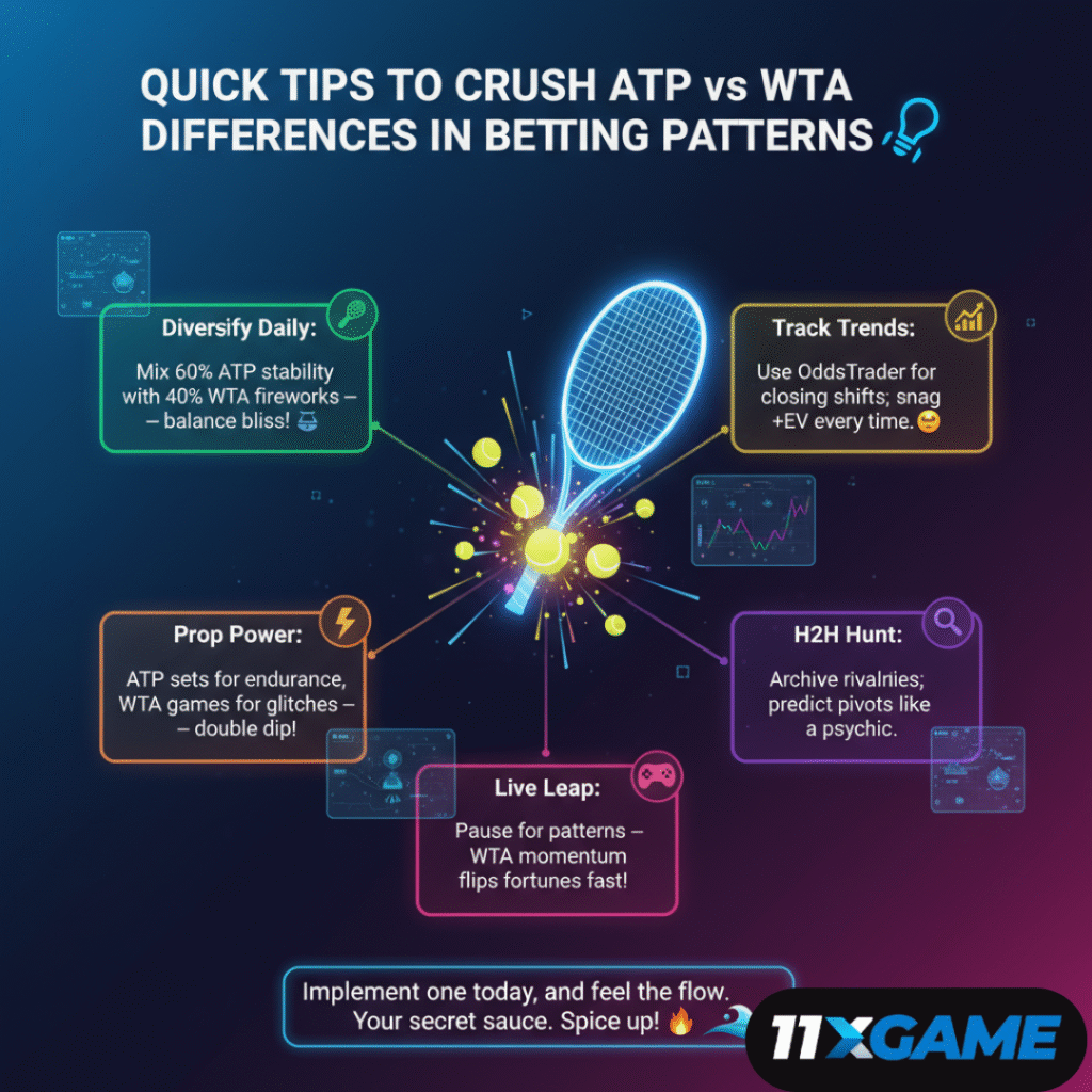 Quick Tips to Crush ATP vs WTA Differences in Betting Patterns 🚀💡