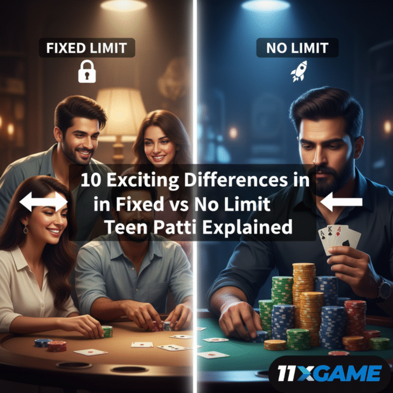 10 Exciting Differences in Fixed vs No Limit Teen Patti Explained