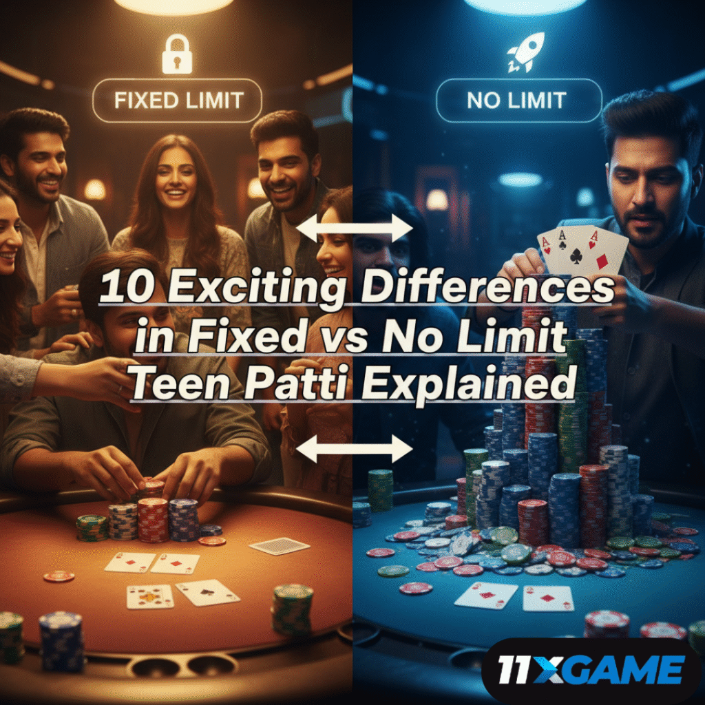 10 Exciting Differences in Fixed vs No Limit Teen Patti Explained