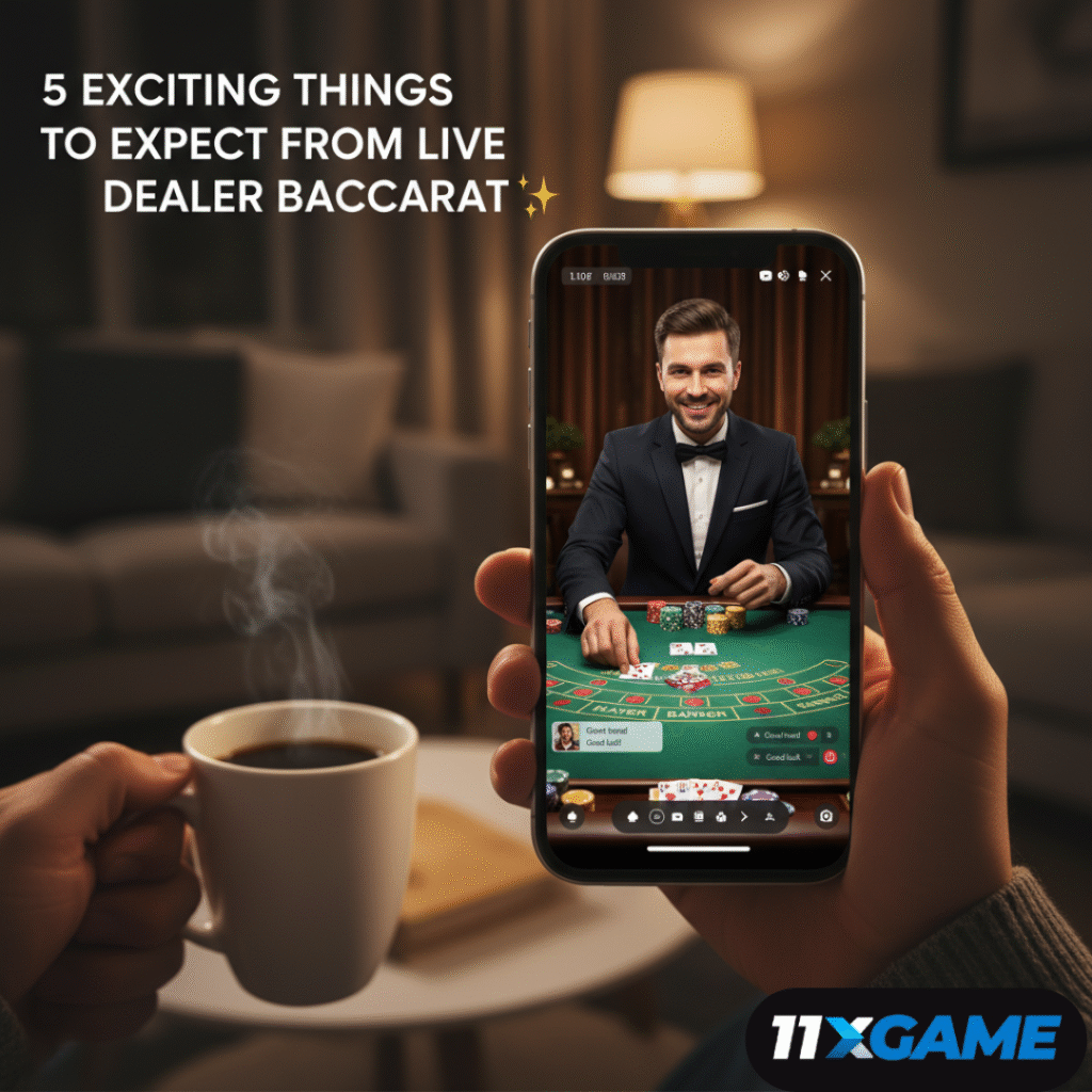 Live Dealer Baccarat: 5 Exciting Things to Expect from it 😍