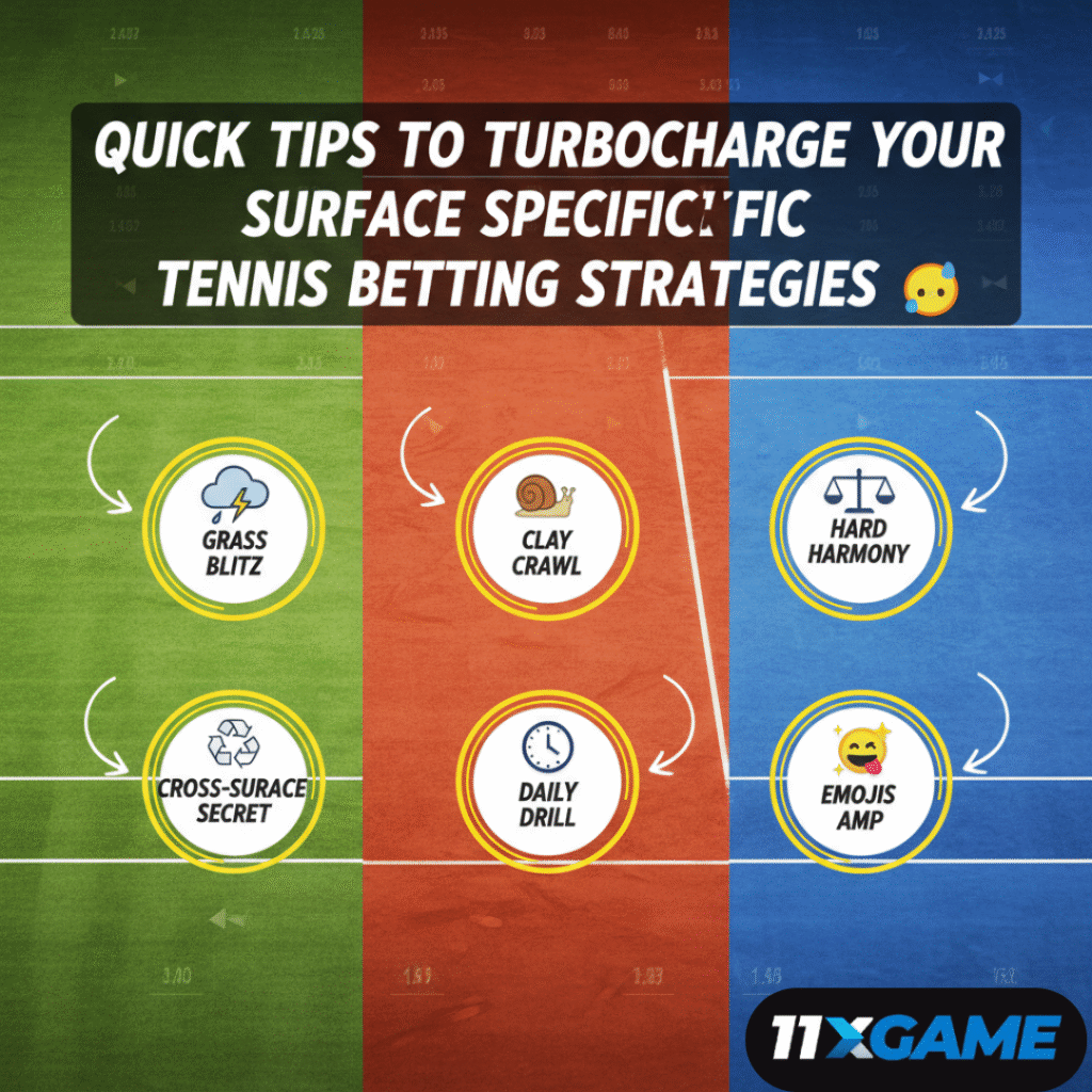 Quick Tips to Turbocharge Your Surface Specific Tennis Betting Strategies 📝