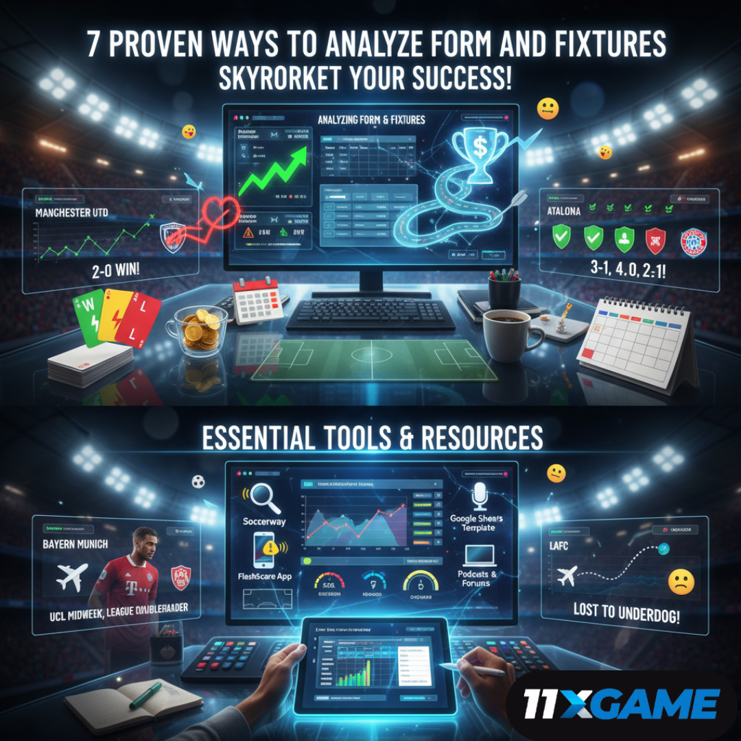 7 Proven Ways to Analyze Form and Fixtures for Football Bets and Skyrocket Your Success! ⚽🎯