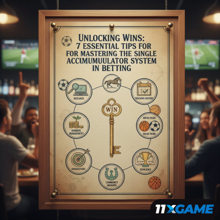 Unlocking Wins: 7 Essential Tips for Mastering the Single Accumulator System in Betting 🎉