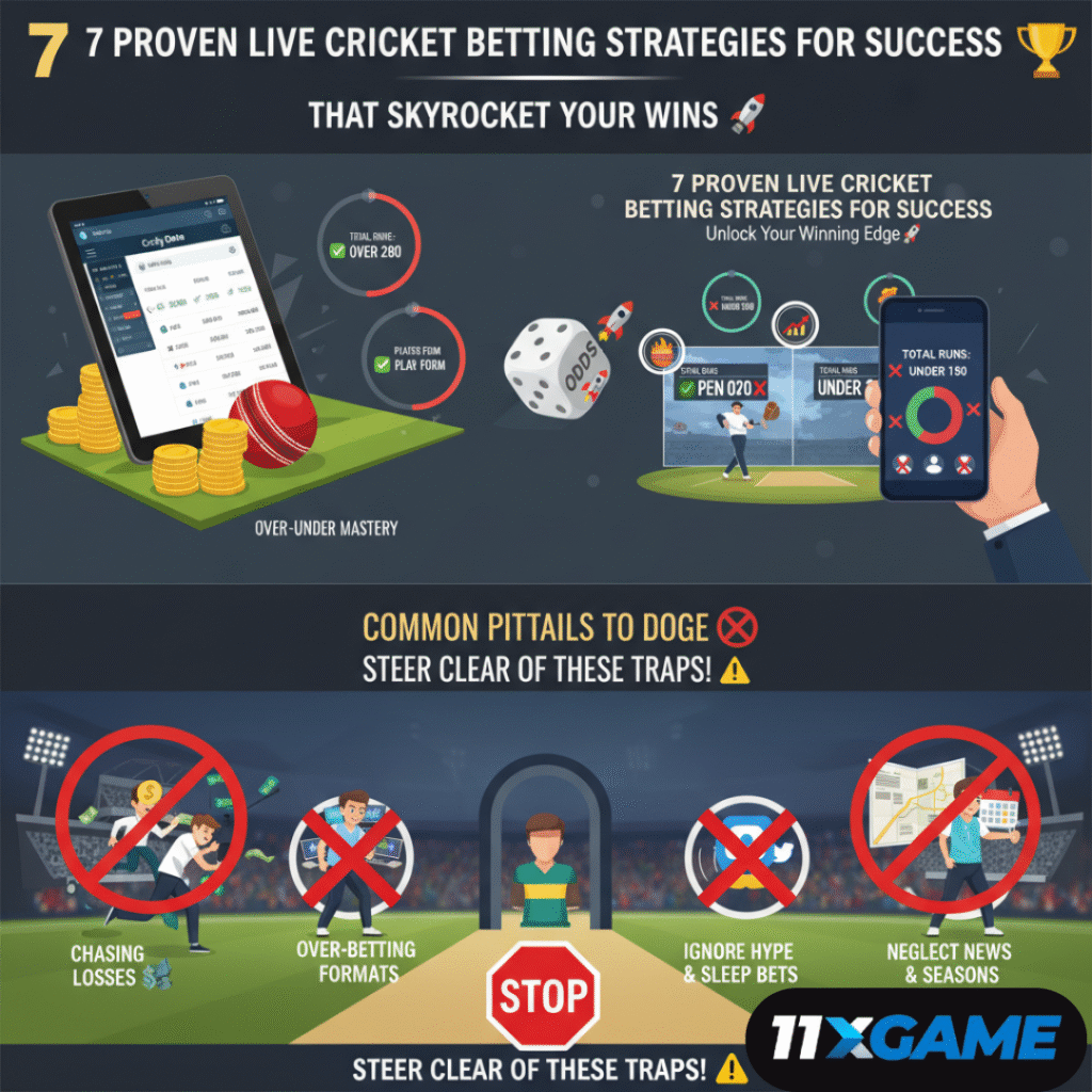 Common Pitfalls to Dodge in Live Cricket Betting Strategies for Success ๐ซ
