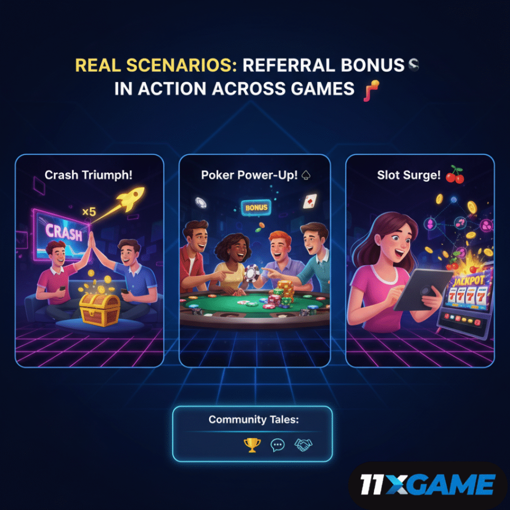 Real Scenarios: Referral Bonuses in Action Across Games 🕹️