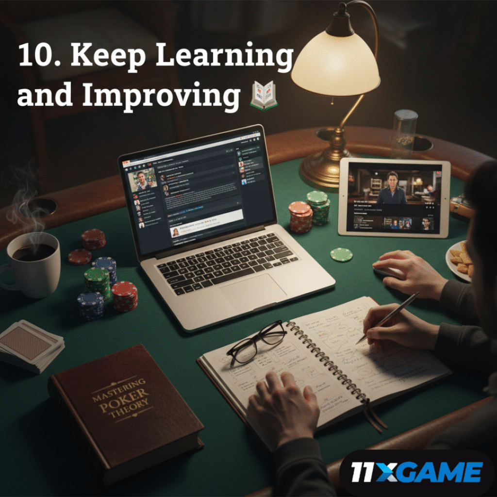 10. Keep Learning and Improving 📚