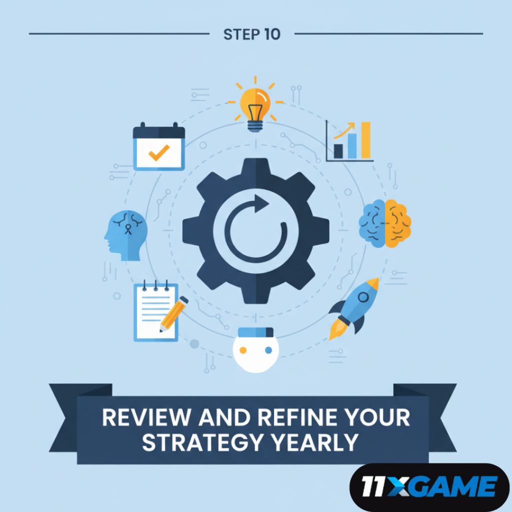 Step 10: Review and Refine Your Strategy Yearly 🔄