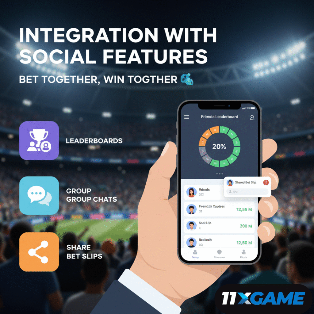 Integration with Social Features to Look for in a Betting App 👥