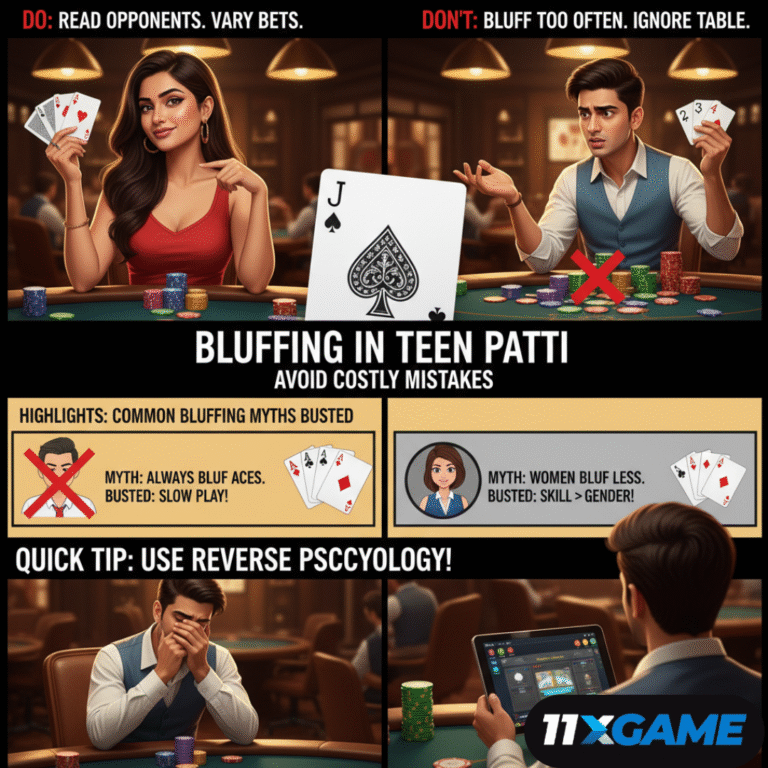 10 Crucial Bluffing in Teen Patti Dos and Don'ts to Avoid Costly Mistakes